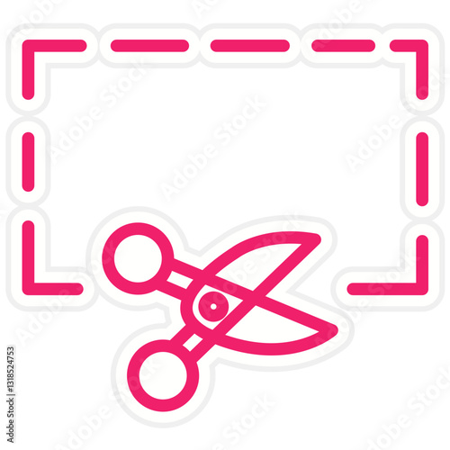 Coupon Cutter Vector Design Icon Style