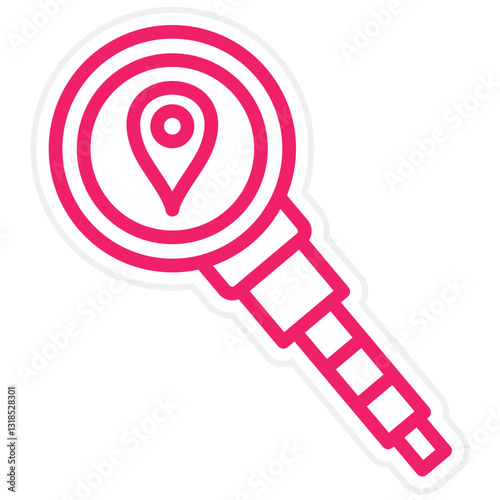Search Vector Design Icon Style