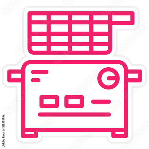 Vector Design Fryer Icon Style