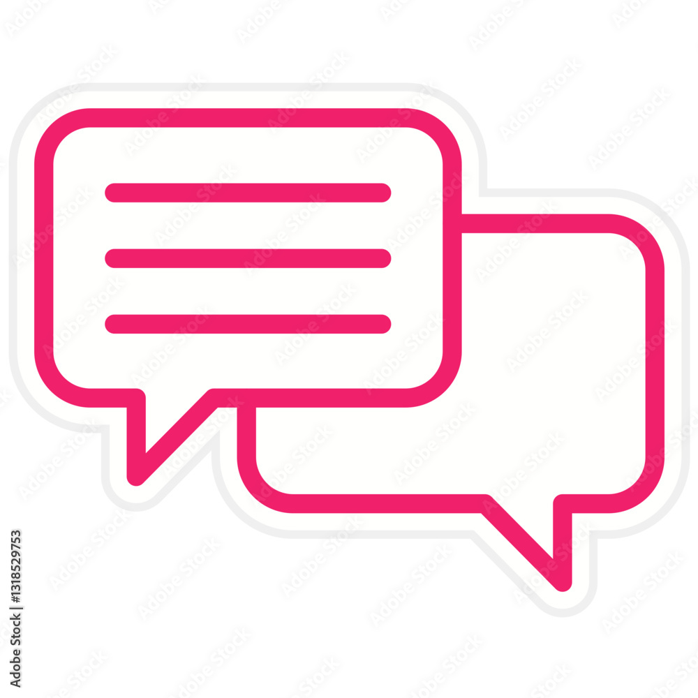 Vector Design Conversation Icon Style Vector Design Conversation Icon Style