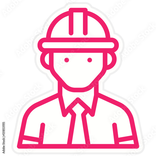 Vector Design Engineer Icon Style