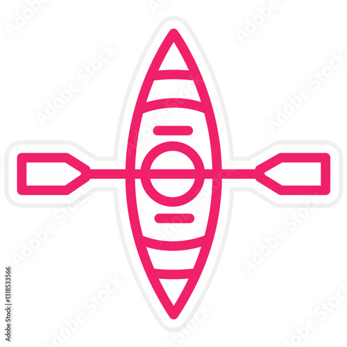 Vector Design Kayak Icon Style