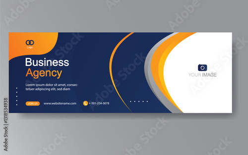 Vector abstract design web banner template. Web Design Elements - Header Design. Abstract geometric web banner template on grey background. Modern banner design.