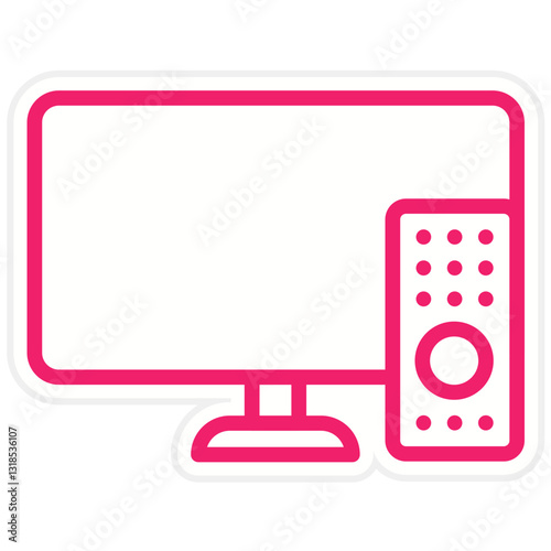 Vector Design Television Icon Style