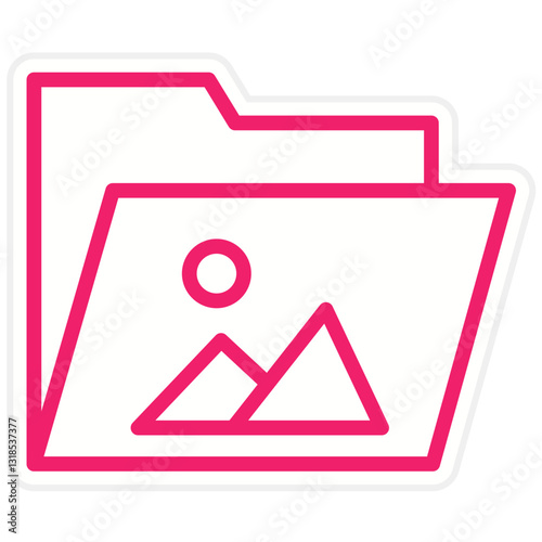 Vector Design Images Folder Icon Style