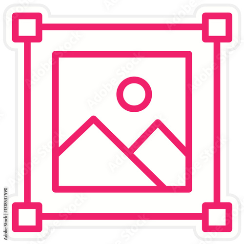 Vector Design Photo Editing Icon Style