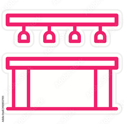 Vector Design Bar Counter Icon Style