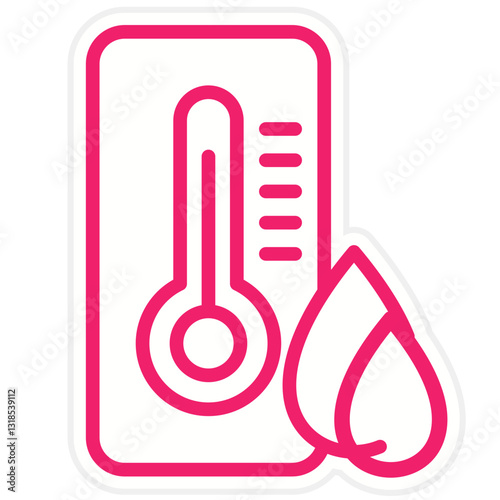 Vector Design Humidity Icon Style