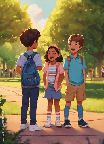 children in the park
