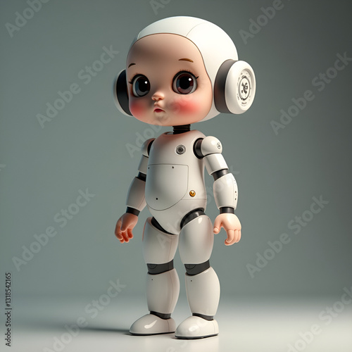 robot with a gun