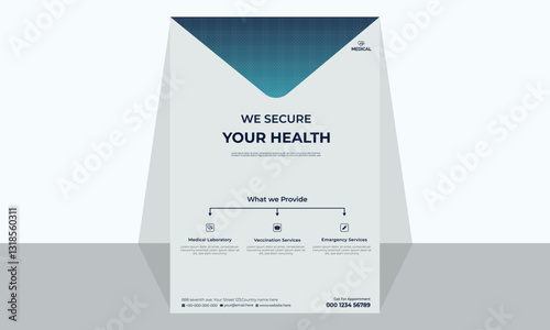 Medical Flyer Template – Professional Healthcare Marketing Design & Healthcare Business Flyer – Professional Medical Template