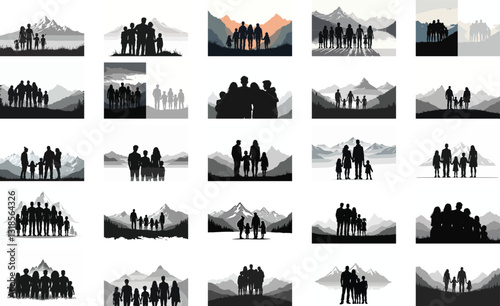 Military Soldier Silhouettes Collection
