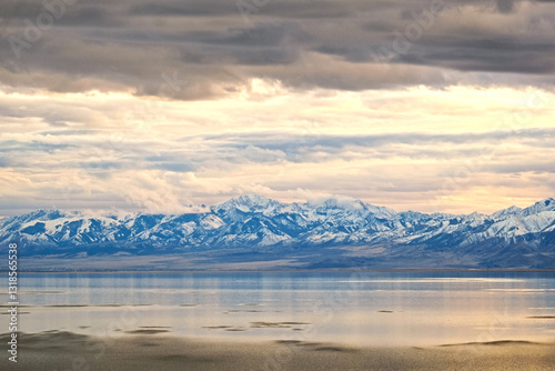 sunrise over the mountains