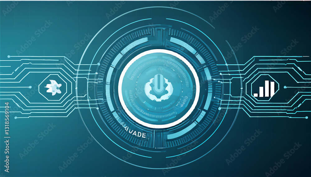 Obraz premium Software Update Graphic Design