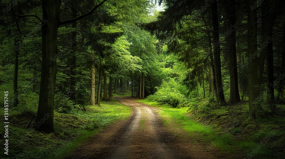Forest Path: A Serene Journey Through Lush Greenery