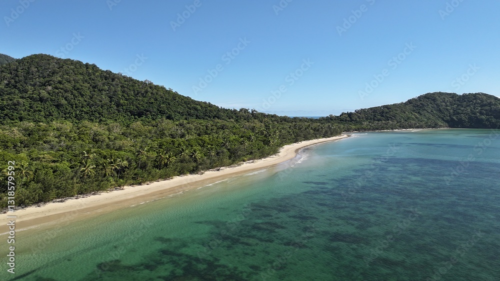 Fototapeta premium Cape Tribulation Australia view Reef