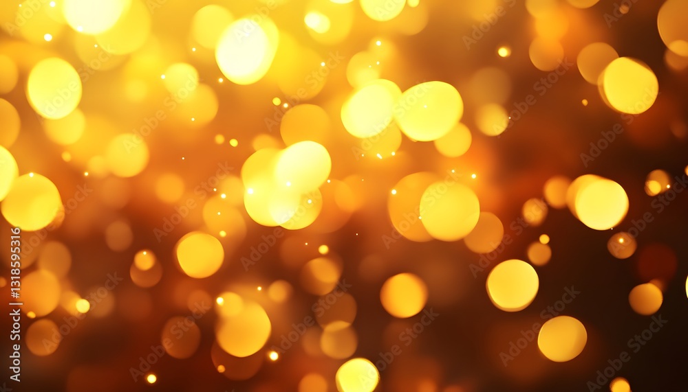 Soft and Glowing Golden Bokeh Background for Festive Themes Soft and Glowing Golden Bokeh Background for Festive Themes