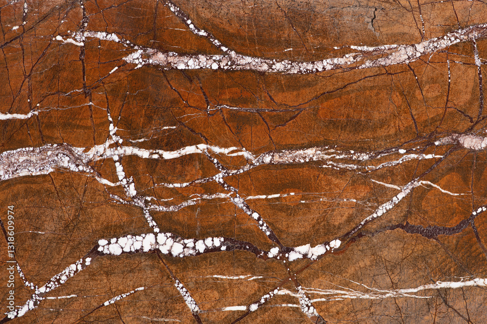 Excellent White Fire - marble background, texture in modern brown color for new interior project.
