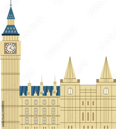 Big Ben in London, UK – An iconic clock tower in London, part of the Palace of Westminster, known for its historic chimes and Gothic architecture.