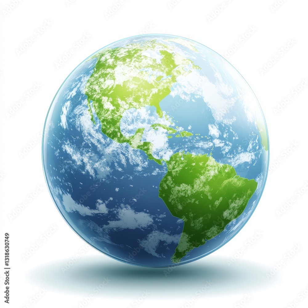 Globe of the planet Earth. Vector illustration. Eps 10. Globe of the planet Earth. Vector illustration. Eps 10.