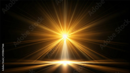 abstract light burst