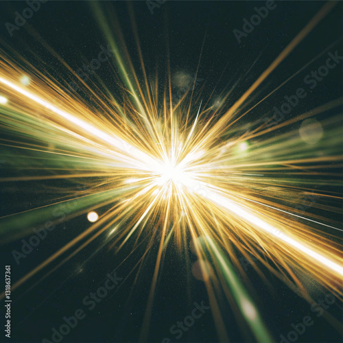 abstract light burst