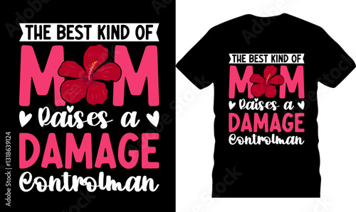 trendy mom typography t-shirt design