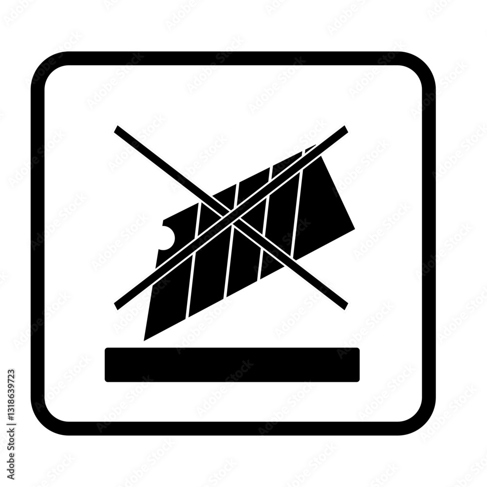 Packaging Symbols. Fragile signs set. Packaging Symbols. Fragile signs set.