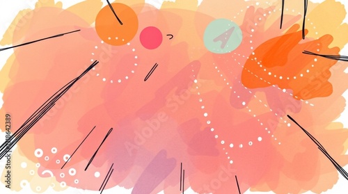 Hand-drawn Color sketchnote style background template featuring -gigapixel-standard v2-6x