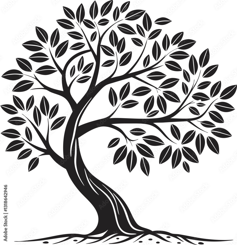 Obraz premium Tree silhouette
