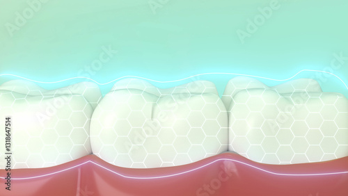 Maintaining dental and oral hygiene with 3D toothpaste or mouthwash