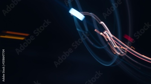 A background template in a strong moody style, capturing long exposure photography 