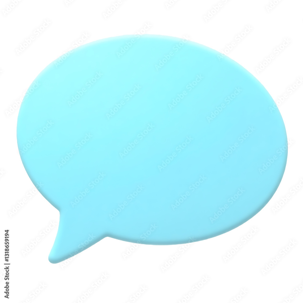 A Light Blue Speech Bubble Ready To Receive Your Message, A Soft And Inviting Communication Symbol, Perfect For Conveying Thoughts Or Ideas Isolated on Transparent Background A Light Blue Speech Bubble Ready To Receive Your Message, A Soft And Inviting Communication Symbol, Perfect For Conveying Thoughts Or Ideas Isolated on Transparent Background