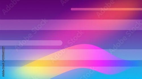 A background template designed in a modern flat style, using simple two-dimensional shapes