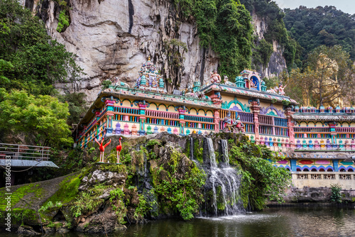 Photography Beautiful Batu Caves Indian Temple in Kuala Lumpur, Malaysia