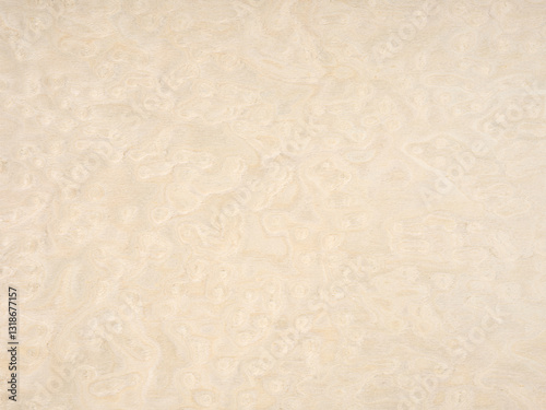 Obraz na płótnie Warm taupe and soft cream hues intermingle in the unique pattern of this high-quality maple burl wood veneer w salonie