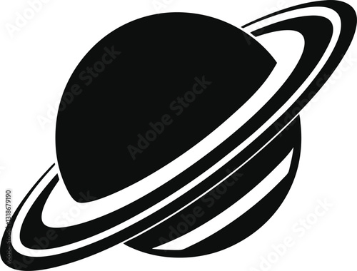 Planet Saturn with Planetary Ring