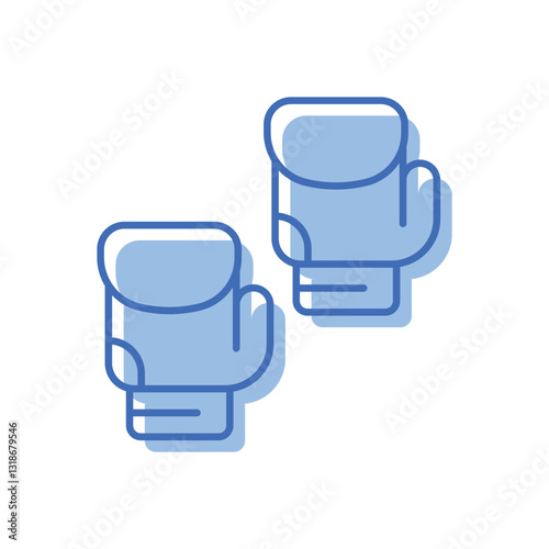 Boxing Gloves Vector icon