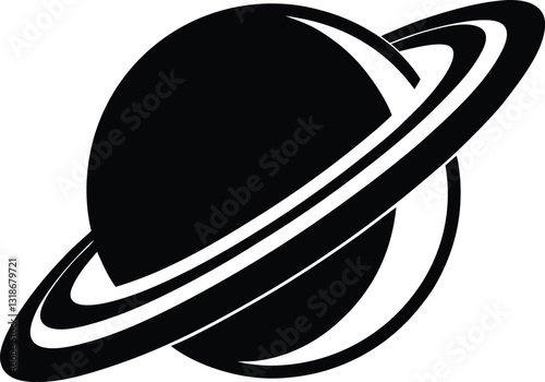 Planet Saturn with Planetary Ring