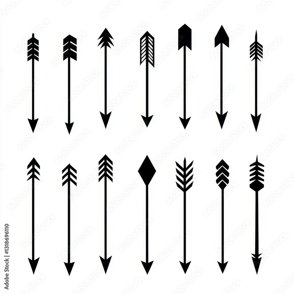 arrows set, vector illustration, eps10, contains transparencies arrows set, vector illustration, eps10, contains transparencies