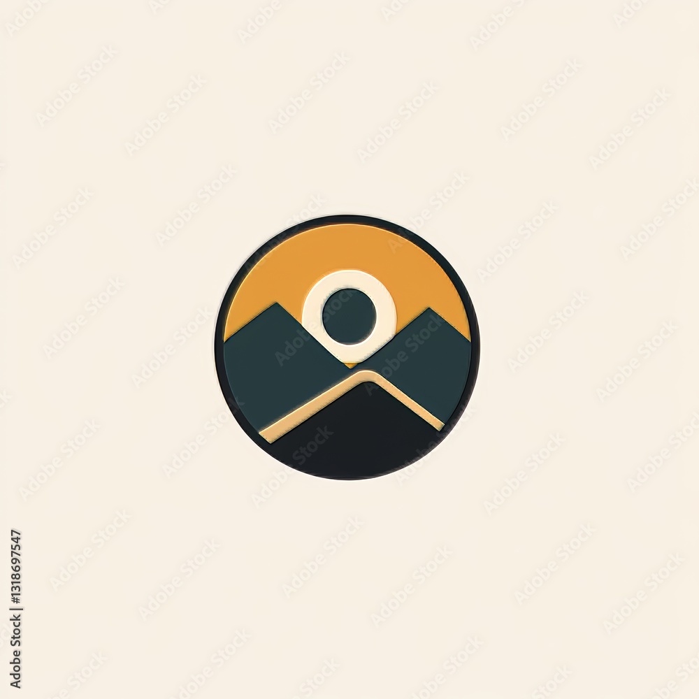 Mountain icon. Vector illustration. Eps 10. Flat design. Mountain icon. Vector illustration. Eps 10. Flat design.