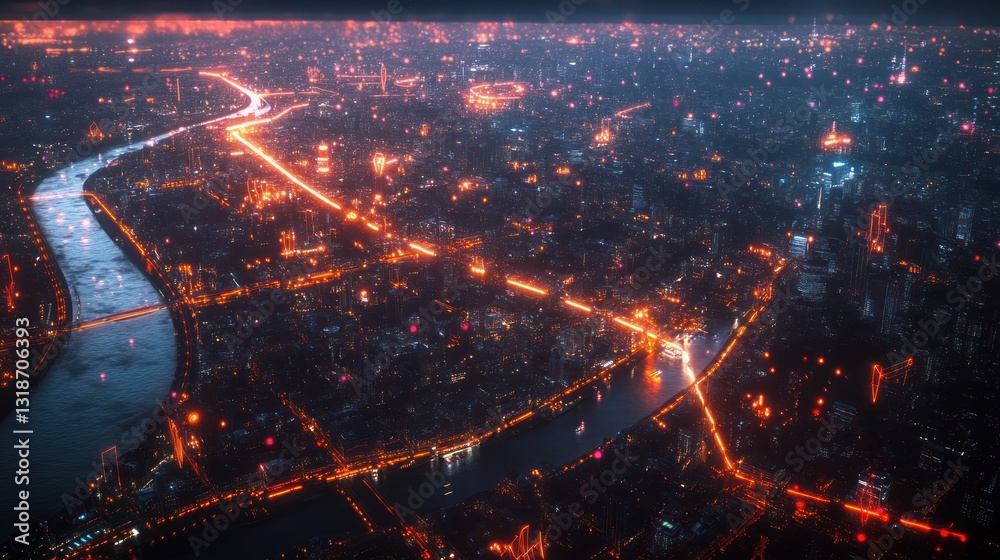 Neon Cityscape Neon Cityscape