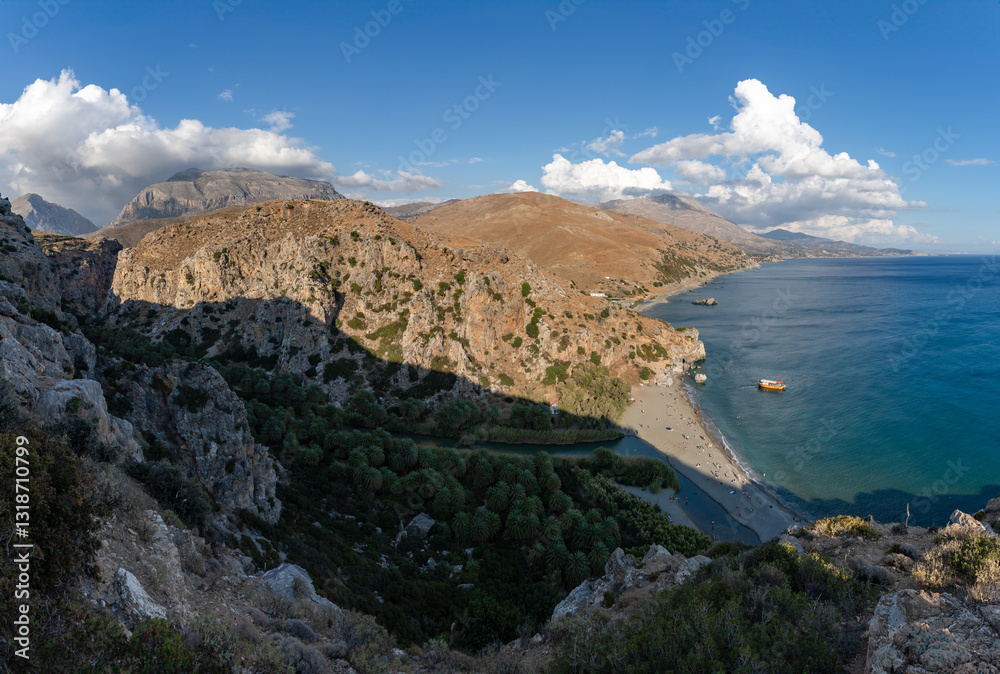 Preveli Beach and Preveli Palm Forest