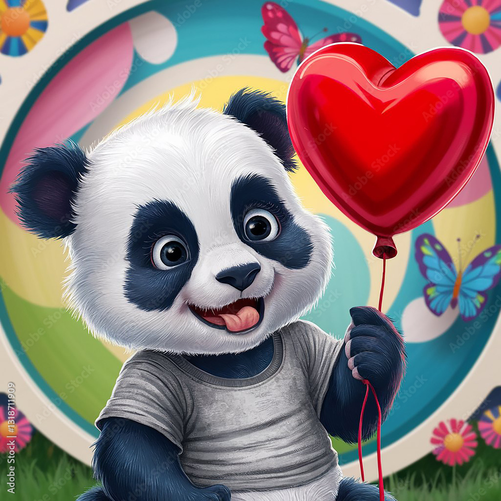 Fototapeta premium baby animals cartoon