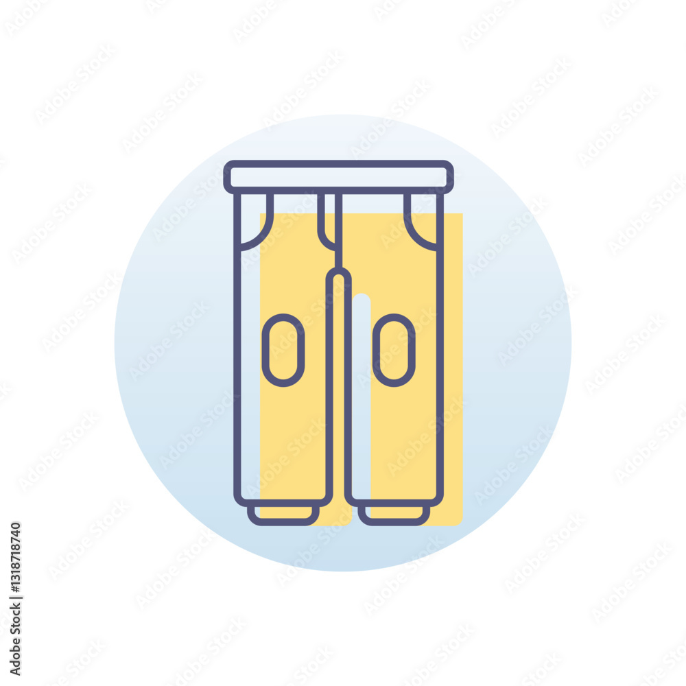 Trouser Vector icon Trouser Vector icon