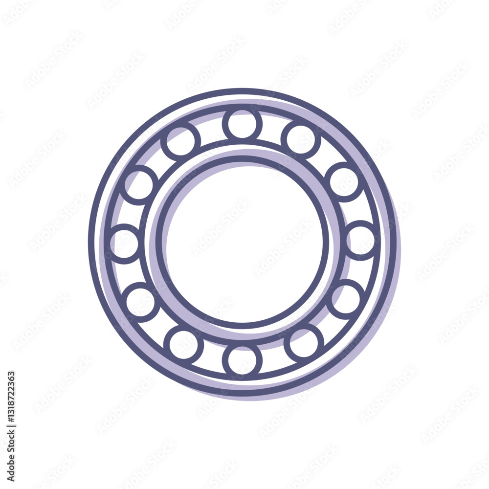 Bearing Vector icon Bearing Vector icon