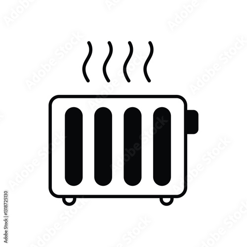 Radiator Vector icon