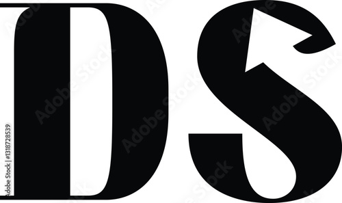letter s arrow recycle or exchange logo with vector file.