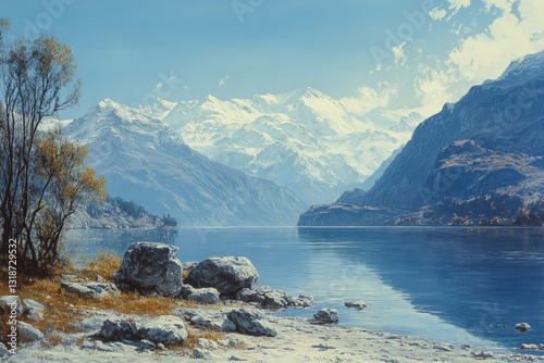 A scenic representation of ...