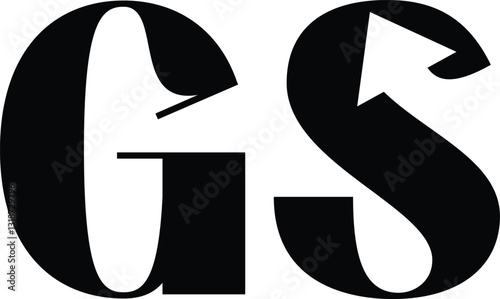 letter s arrow recycle or exchange logo with vector file.